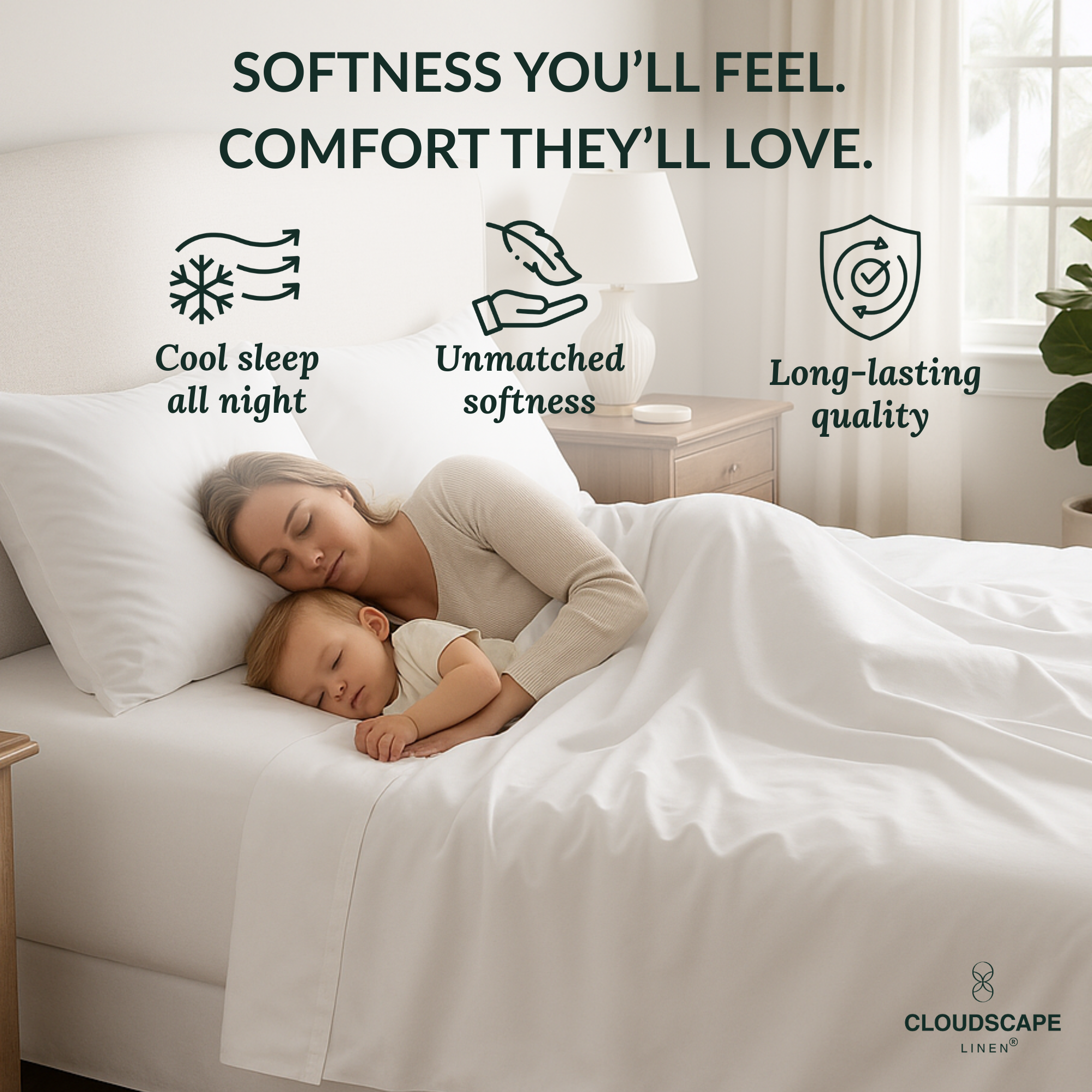 400 Thread Count Egyptian Cotton : White Bedsheet Set
